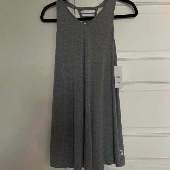 New RVCA Knitt Racer Panel Back Dress - Picture 1 of 7